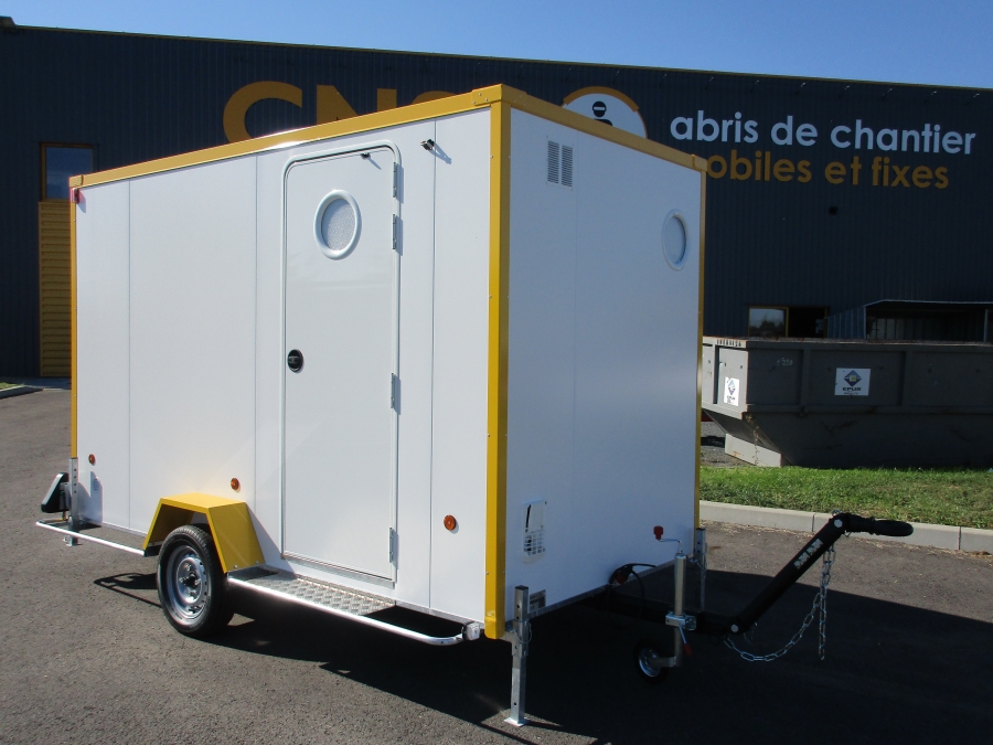 750 kg mobile welfare unit jobsite construction people canteen toilet lockers